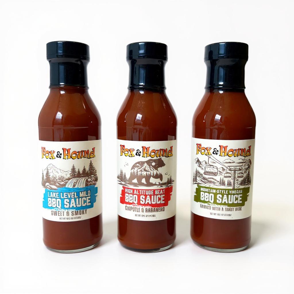 3-Bottle BBQ Sauce Set — Taste the Difference Collection