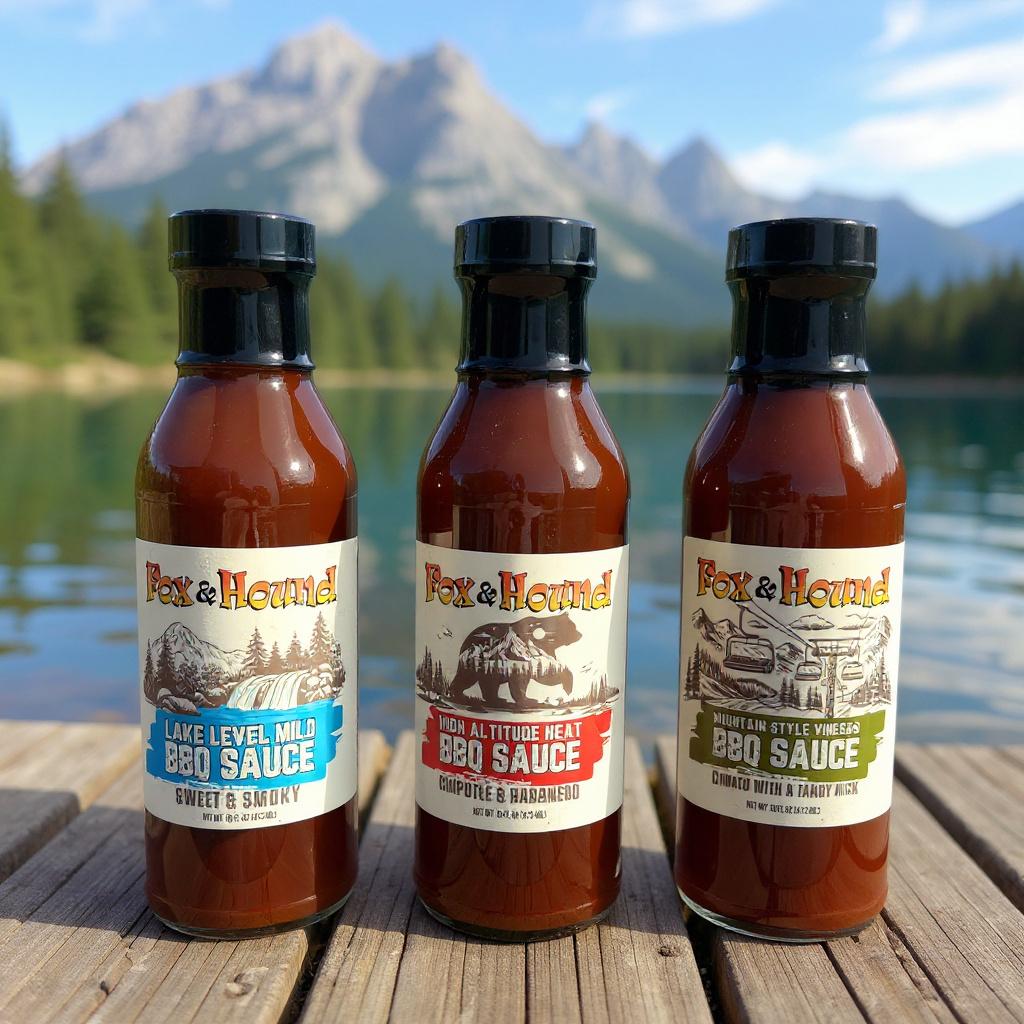 3-Bottle BBQ Sauce Set — Taste the Difference Collection